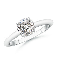 Charger l'image dans la galerie, Diamond Solitaire Engagement Ring 14K White Gold
