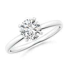 Charger l'image dans la galerie, Diamond Solitaire Ring 14K White Gold
