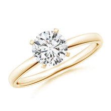 Charger l'image dans la galerie, Diamond Solitaire Ring 14K Yellow Gold
