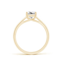 Load image into Gallery viewer, Diamond Solitaire Princess-Cut Engagement Ring
