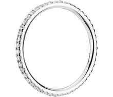 Load image into Gallery viewer, Riviera Micropavé Diamond Eternity Ring 14k White Gold (1/4 ctw.)
