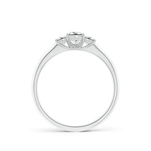 Load image into Gallery viewer, 3-Stone Princess Cut Diamond Engagement Ring
