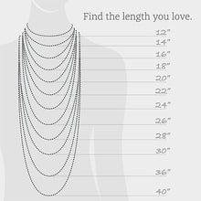 Load image into Gallery viewer, 10K White Gold 1.2mm Rolo Chain

