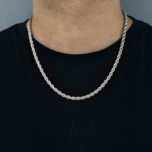 Load image into Gallery viewer, Sterling Silver 5mm Rope Chain
