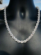 Load image into Gallery viewer, Sterling Silver 9mm Rope Chain
