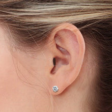 Load image into Gallery viewer, 14K LAB CREATED DIAMOND STUD EARRINGS (0.50CTW-2.00CTW)
